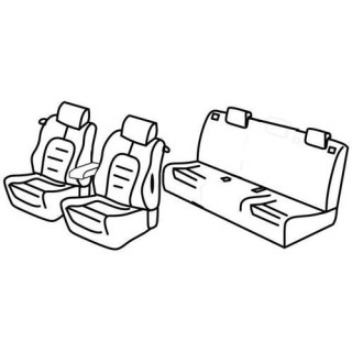 Housses siege auto sur-mesure tissus  -ALFA-ROMEO-MITO-5-PLACES-2008-2019