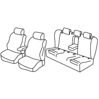 Housses siege auto sur-mesure tissus-AUDI-A4-4-portes-2007-2015