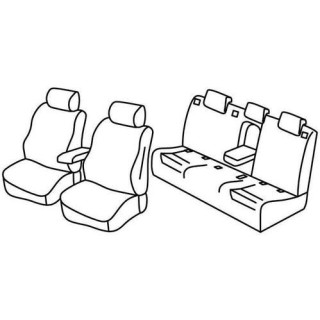 Housses siege auto sur-mesure tissus  -AUDI-A6-4-PORTES-2011-2014