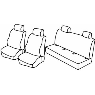 Housses siege auto sur-mesure tissus  -BMW-SERIE-3-E-46-4-PORTES-1998-2005