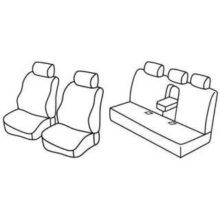 Housses siege auto sur-mesure tissus  -BMW-SERIE-3-E-46-4-PORTES-1998-2005