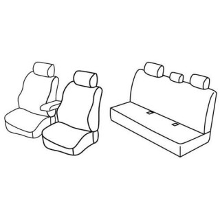 Housses siege auto sur-mesure tissus  -BMW-SERIE-3-E-90-4-PORTES-2005-2012