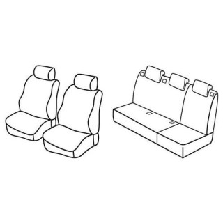 Housses siege auto sur-mesure tissus  -CITROEN-BERLINGO-MULTISPACE-5-PORTES-2002-2008