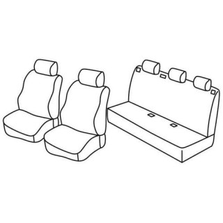 Housses siege auto sur-mesure tissus  -CITROEN-BERLINGO-MULTISPACE-5-PORTES-2008-2018