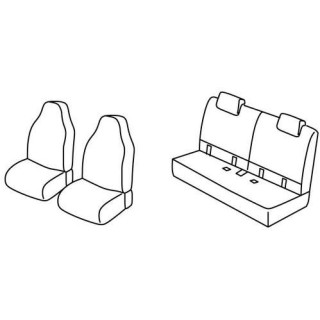 Housses siege auto sur-mesure tissus  -CITROEN-C1-3-PORTES-2014-AUJOURD'HUI