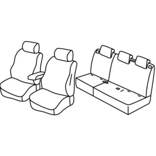 Housses siege auto sur-mesure tissus  -FIAT-DOBLO-5-PLACES-2010-AUJOURD'HUI-