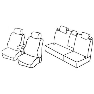 Housses siege auto sur-mesure tissus  -HYUNDAI-TUCSON-5-PLACES-2004-2005