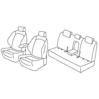 Housses siege auto sur-mesure tissus  -HYUNDAI-TUCSON-5-PLACES-2015-2020