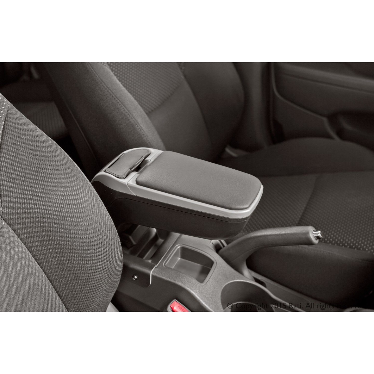 Accoudoir Central Voiture Pour Seat Arona - Double Rangement + 3 Ports USB - Coussin Confort Réglable