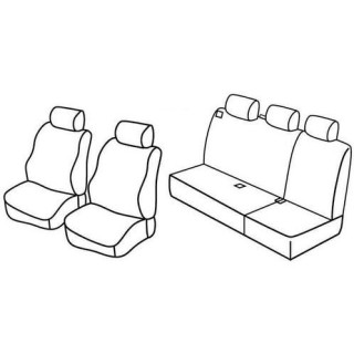 Housses siege auto sur-mesure tissus  -LAND-ROVER-FREELANDER-5-PORTES-1997-2003