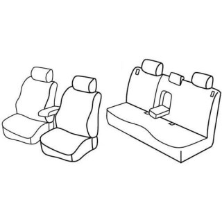 Housses siege auto sur-mesure tissus  -MAZDA-3-5-PORTES-2004-2006