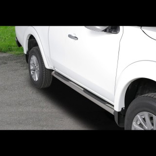 marche pieds MITSUBISHI L200 CLUB CABINE 2015-AUJOURD'HUI INOX 70mm