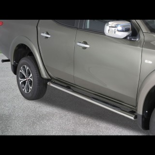 marche pieds-FIAT-FULLBACK-EXTRA-CABINE-2015-AUJOURD'HUI-INOX OVALE