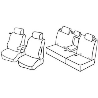 Housses siege auto sur-mesure tissus  -MERCEDES-CLASSE-B--2005-2011