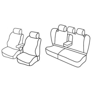 Housses siege auto sur-mesure tissus  -MERCEDES-CLASSE-C-BREAK-2001-2004