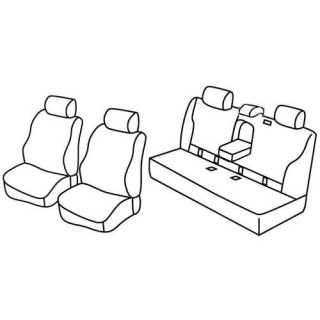 Housses siege auto sur-mesure tissus  -MERCEDES-CLASSE-E-4-PORTES-2009-2016