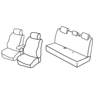 Housses siege auto sur-mesure tissus -NISSAN-MICRA-2010-2017