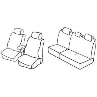 Housses siege auto sur-mesure tissus -NISSAN-MICRA-2010-2017