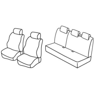 Housses siege auto sur-mesure tissus -NISSAN-MICRA-5-PORTES-2003-2007