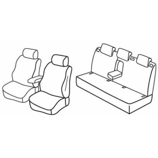 Housses siege auto sur-mesure tissus -NISSAN-NOTE-2006-2013