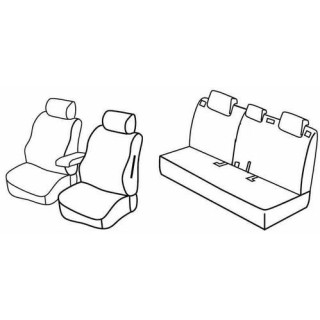 Housses siege auto sur-mesure tissus -NISSAN-NOTE-TEKNA-2013-2017