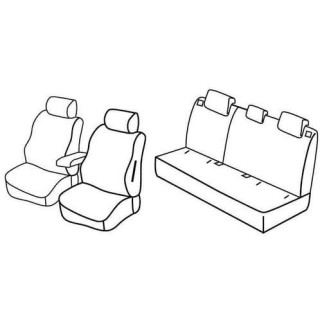 Housses siege auto sur-mesure tissus -NISSAN-QASHQAI-2007-2014