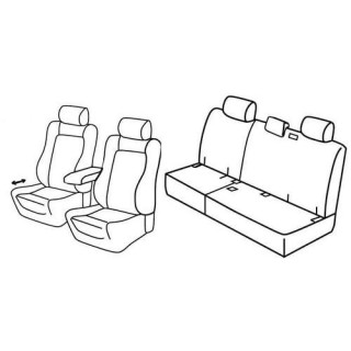 Housses siege auto sur-mesure tissus -OPEL-ANTARA-2006-2017