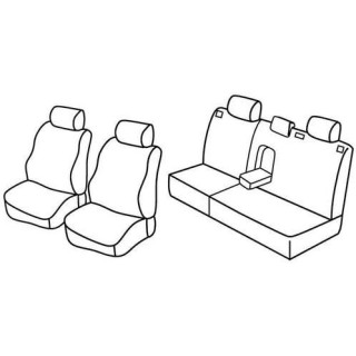 Housses siege auto sur-mesure tissus -OPEL-ASTRA-BREAK-1998-2004