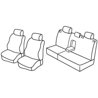 Housses siege auto sur-mesure tissus -OPEL-ASTRA-BREAK-1998-2004