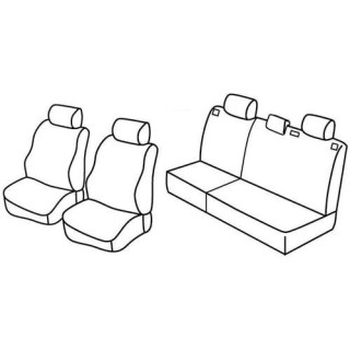 Housses siege auto sur-mesure tissus -OPEL-ASTRA-BREAK-1998-2004