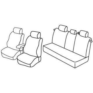 Housses siÃ¨ge sur mesure TISSUS-OPEL-ZAFIRA-5-PLACES-2005-2011