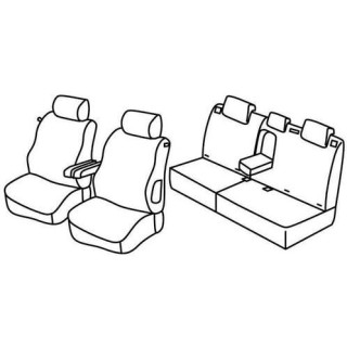 Housses siege auto sur-mesure tissus -PEUGEOT-307-3-PORTES-2001-2005