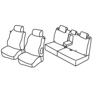 Housses siege auto sur-mesure tissus -PEUGEOT-307-3-PORTES-2006-2007