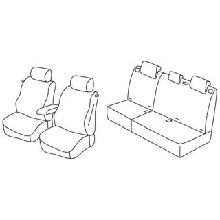 Housses siege auto sur-mesure tissus -PEUGEOT-307-3-PORTES-2006-2007