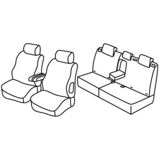 Housses siege auto sur-mesure tissus -PEUGEOT-307-5-PORTES-2001-2007