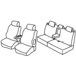 Housses siege auto sur-mesure tissus -PEUGEOT-307-5-PORTES-2006-2007