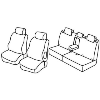 Housses siege auto sur-mesure tissus -PEUGEOT-307-5-PORTES-2006-2007