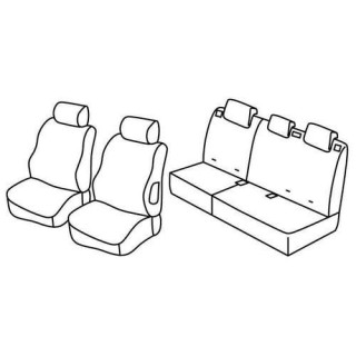 Housses siege auto sur-mesure tissus -PEUGEOT-307-5-PORTES-2006-2007