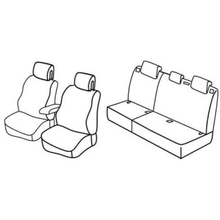 Housses siege auto sur-mesure tissus -PEUGEOT-308-5-PORTES-2007-2013