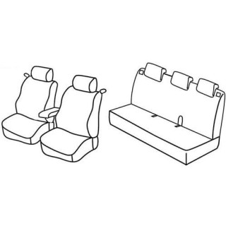 Housses siege auto sur-mesure tissus -RENAULT-CLIO-3-3-PORTES-2005-2013