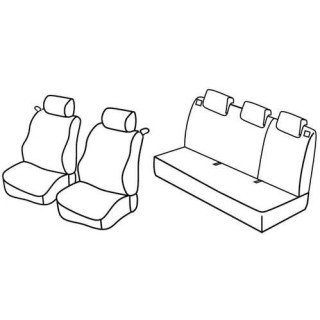 Housses siege auto sur-mesure tissus -RENAULT-CLIO-3-3-PORTES-2005-2013