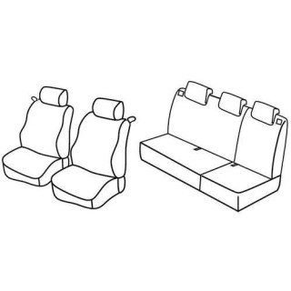 Housses siege auto sur-mesure tissus -RENAULT-CLIO-3-3-PORTES-2005-2013