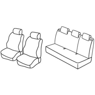 Housses siege auto sur-mesure tissus -RENAULT-CLIO-3-5-PORTES-2005-2013