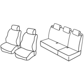 Housses siege auto sur-mesure tissus -RENAULT-CLIO-3-5-PORTES-2005-2013