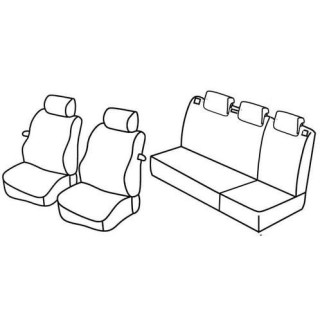 Housses siege auto sur-mesure tissus -SEAT-LEON-2005-2009