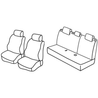 Housses siege auto sur-mesure tissus -SEAT-LEON-2009-2012