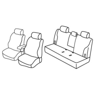 Housses siege auto sur-mesure tissus -SUBARU-OUTBACK-2009-2015