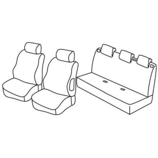 Housses siege auto sur-mesure tissus -SUZUKI-SWIFT-5-PORTES-2006-2010