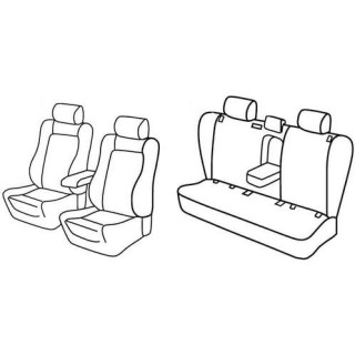 Housses siege auto sur-mesure tissus -TOYOTA-AVENSIS-4-PORTES-2003-2005