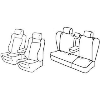 Housses siege auto sur-mesure tissus -TOYOTA-AVENSIS-4-PORTES-2003-2005